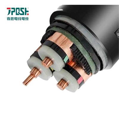 China 4 Core XLPE Underground Armored Electrical Underground Power Cable 300mm2 185mm 33KV for sale