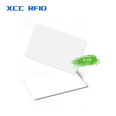 China Waterproof/Waterproof Promotion Activity In Running F08 Card Access Control Card Fudan 1k F08 Nfc Blank PVC Cards for sale