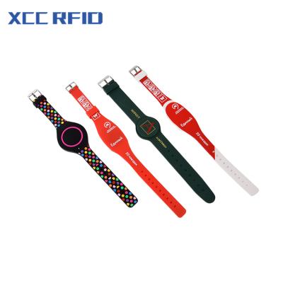 China 125mhz Waterproof F08 High Quality Fabric Woven Wristband Smart Wristband NFC / Waterproof RFID For XCCREFID Event Festival Tickets for sale