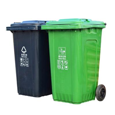 China Sustainable Competitive Price OEM Recycle Mobile Colorful High Quality Plastic 120l Rolled Bin for sale