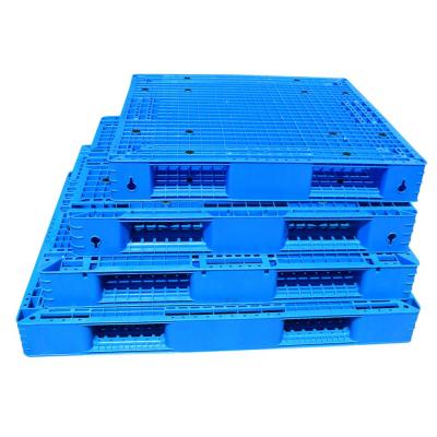 China Double sided plastic pallet 1100*1100*150mm standard size high quality heavy duty stackable double sides for sale for sale