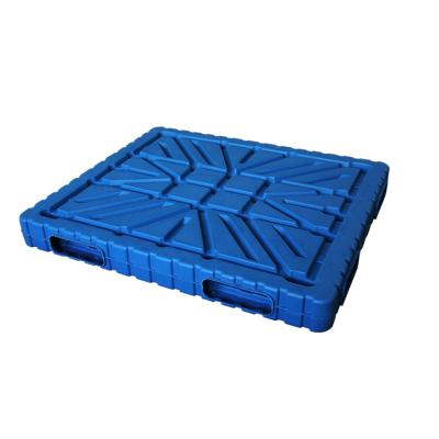 China Double Sided Blow Molding Double Sided Plastic Pallet 1100*1100*150 Mm Pallet For Storage Warehouse Logistics LH for sale