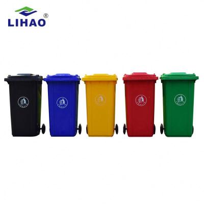 China Sustainable Waste Bin 240L Waste Bin With Wheel Storage Bucket Public Plastic Outdoor Customer Logo for sale