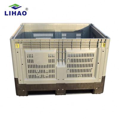 China Mesh Agriculture Collapsible Crates for Plastic Fruit Supermarket 1200*1000mm Warehouse Storage, Logistic Transport etc. LH-1210 for sale