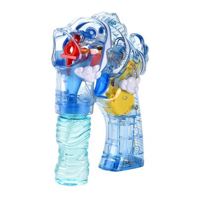 China Low Price Liquid Clown Fish Bubble Free Gun High Quality Transparent Children's Beach Toys PS Free for sale