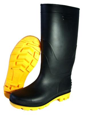 China AM Size 2-16 Safety Rain Boots / Steel Toe Slip Resistant Rubber Boots For Forestry for sale