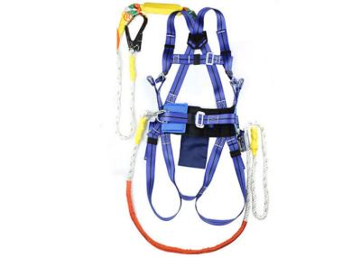 China Comfortable Blue PPE Safety Belt , Safety Belts For Construction CE Certificated for sale