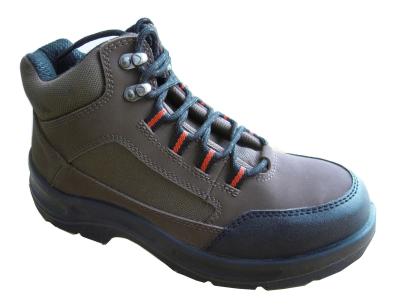 China Mid Ankle Comfortable Steel Toe Work Shoes / Caterpillar Steel Toe Shoes Anti Impact for sale