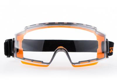 China Anti Microwave Safety Eye Goggles Orange / Blue / Clear Color CE Certification for sale