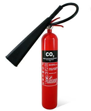 China Red Color Personal Protective Equipment Co2 Fire Extinguisher Carbon Steel Material for sale