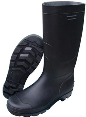 China Four Seasons Black Work Boots Mens Steel Toe Rain Boots Anti - Static Pressure for sale