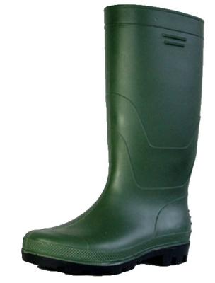 China Green Color Safety Toe Rain Boots / Industrial Rain Boots Waterproof Strong Puncture Resistance for sale