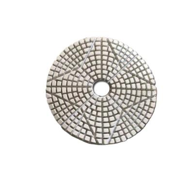 China High Quality Flexibletianli 100mm 4 Inch Diamond Hand Star Shaped Polishing Pads For Granite Marble Stone 100mm for sale