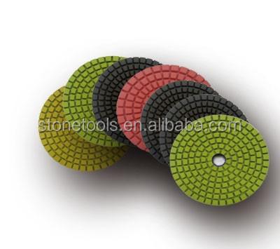 China Granite Diamond Polishing Pads Wet and Dry for Granite Diamond Grinding Wheels for Bench Grinder for sale