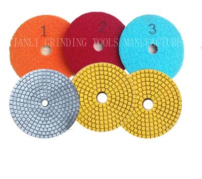 China Marble / Wet Dry Marble Stone Granite Diamond Polishing Pads Set Concrete / Stone Polishing Pads 3 Step Polishing Pads 3 Step Polishing Pads for sale