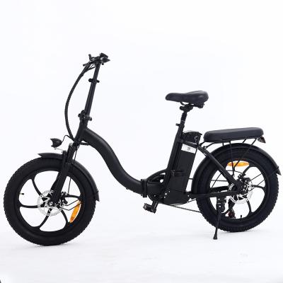 China Folding ebike 18650 lithium battery bicycle multifunctional fat e bicycle 20inch 350w tire for sale