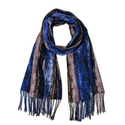 China 2022 Factory Price Polyester Autumn Winter Pashmina Woven Pure Cashmere Scarf Cheap Women Men Unisex Scarf Shawl for sale