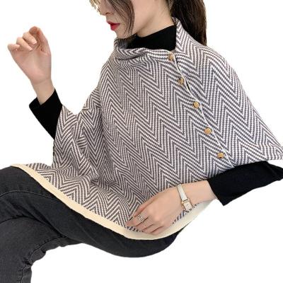 China Wholesale custom luxury custom scarf poncho thick shawl polyester knitted pashmina blanket winter plain scarves ladies 100 cashmere wool for sale