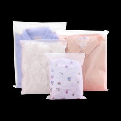 China Factory Recyclable Direct Sales Support Customization Frosted Bags Clothes Tote Pouches Shopping Bags for sale