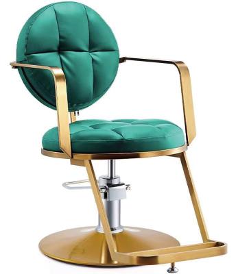 China Durable material salon styling chair hair beauty sissors haircut barber salon sets barber chair hair salon furniture for sale