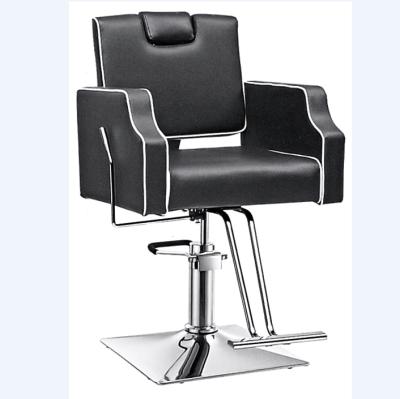 China Durable Material LiGuang Barber Chair Salon Furniture Fix Style Chair Fashionable And Simple Chair for sale