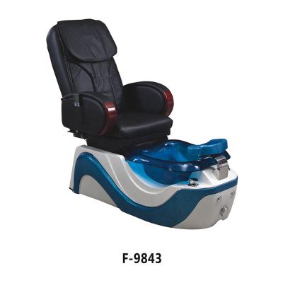 China Modern beauty salon black salon spa massage pedicure chair for foot spa on sale for sale