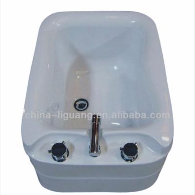 China Modern Customize Acrylic Foot SPA Basin Nail Salon Equipment for sale