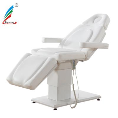 China High Quality Luxury Cosmetic Electric Beauty Massage Table Gold Chair Tattoo Eletric Salon Facial Bed For Sale for sale