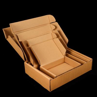 China Handmade Corrugated Gift Box For T-shirts Shoes Gifts, Customized 3 Layer Fold Package Box Corrugated for sale