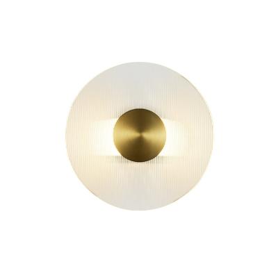 China Modern Simple Modern Creative Nordic Artistic Design Glass Wall Home Wall Light Simple Luxury For Hotel Living Room Bedroom for sale