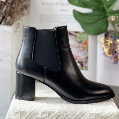 China Trend Low MOQ Fashion Dress Martin Boots For Women Shoes Chunky Heel Pumps Sabrina Chelsea Boots for sale