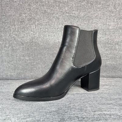 China Trend Martin Boots Plus Size Evening Stylish Wholesale Chunky Heel Adults Fashion Chelsea Boots for sale