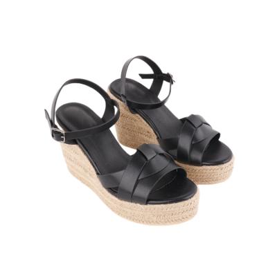 China Fashion Trend Wholesale Open Toe Sandals Comfort Platform Women Shoes For Summer Popular Ladies Wedge Heels for sale