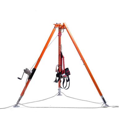 China Fire Fighting Emergency Rescue Portable anchor equipment rescue lifting manual winch tripod rescue equipment for sale