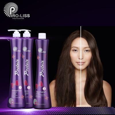 China Professional Pro-Liss 0% Pro Salon Technology Violet Protein 1000ml Brazilian Straightening Treatment Keratin For Hair for sale