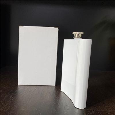 China Minimalist 304 Stainless Steel Durable Construction 8oz Wine Drinking Flask Personalized Flasks With Leak Proof Lid for sale