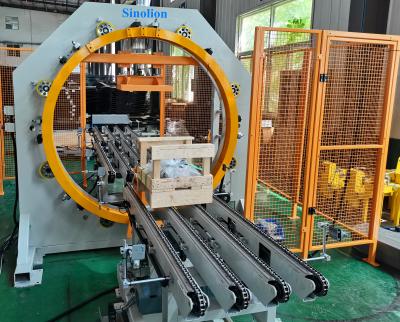 China Food Motor Ring Orbital Wrapping Machine for sale