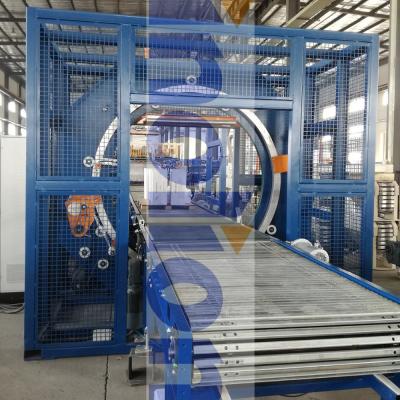 China Chemical Horizontal Stretch Packaging For Long Product Online Packaging System for sale