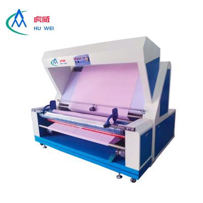 China Textile Industry Automatic Edge Alignment Fabric Inspection Machine Woven Knitted Rewinding Inspection Machine With Good Price for sale