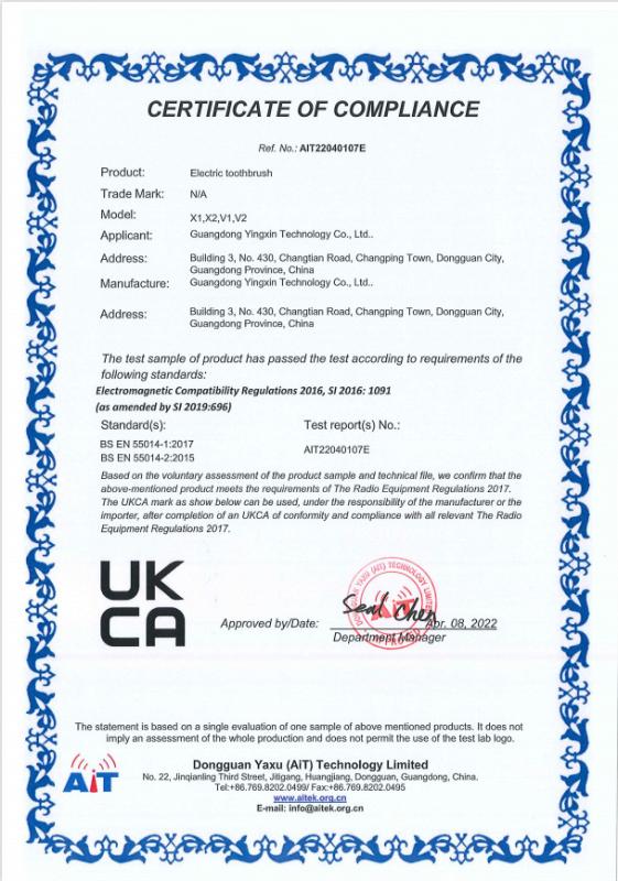 UKCA - Guangdong Meihong Industrial Technology Co., Ltd.