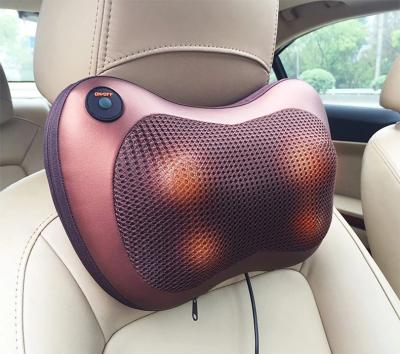 China Wholesale Smart Home Massage Pillow Car Sleep Massager Electric Massage Pillow With Heat for sale