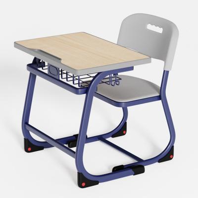 China Modern Guangzhou Manufacturer University campus furniture High school classroom height adjustable chair and desk for sale