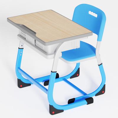 China Modern Guangdong school furniture student desks and chairs designed for secondary school students for sale