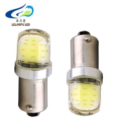 China BA9S COB 18SMD Led Bulb 12V White Indoor Silicon Lamp License Plate Warning Light Universal for sale