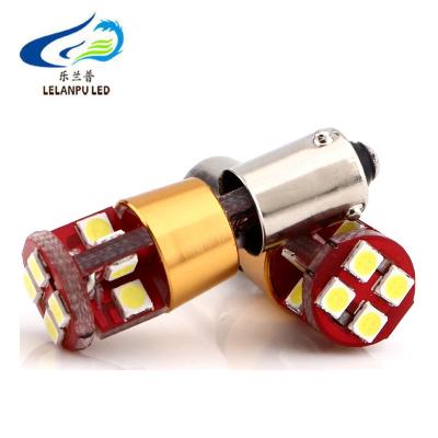 China BA9S 3030 12SMD Led Lamp E10 H21W H6W Bulb Turn Signal Reading Clearance Light Waterproof Universal for sale