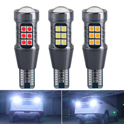 China high bright 27SMD 3030 led car canbus t15 w16w 921 reverse light bulbs 12 24v universal for sale