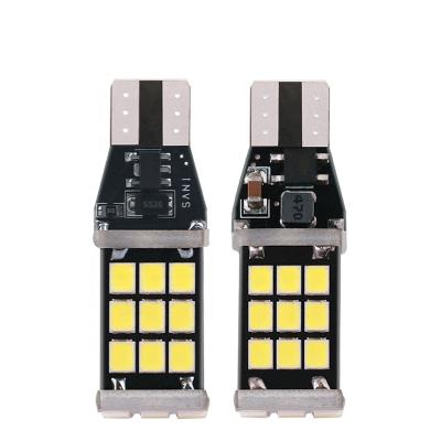 China Auto lamp 12v auto led lights car led canbus T15 21smd error free 2835 led light wedge base t10 led bulb car signal lamps universal for sale