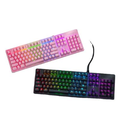 China Mechanical Gaming Computer Gaming Optical Axis Hunter RGB Razer Mechanical Keyboard for sale