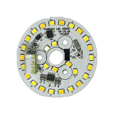 China Downlight Supply 7W AC220V IC High Voltage Drive 2 Color Switchable Samsung 2835 SMD LED Module For Downlight for sale