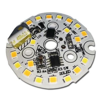 China Downlight Abundant Supply 2 Color Switchable AC220V 5W Led Module With Driver On Board For Downlight for sale